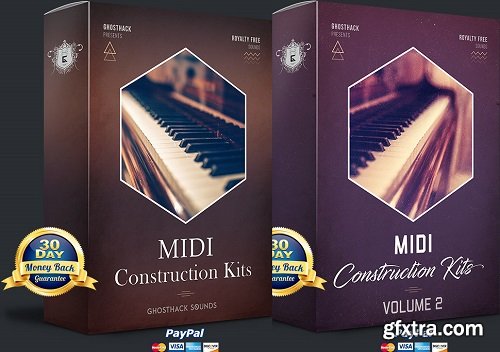 Ghosthack Sounds MIDI Construction Kits Volume 1-2 MiDi-DISCOVER