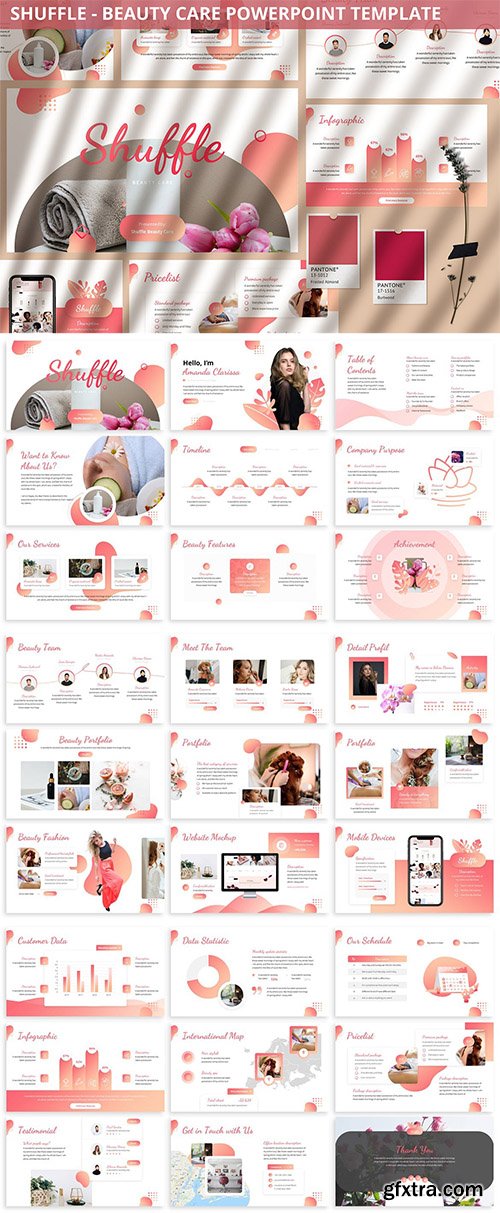 Shuffle - Beauty Care Powerpoint Template