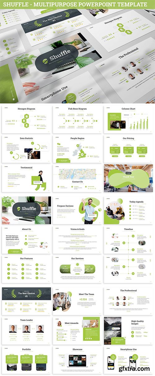 Shuffle - Multipurpose Powerpoint Template