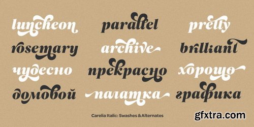 Carelia Font Family