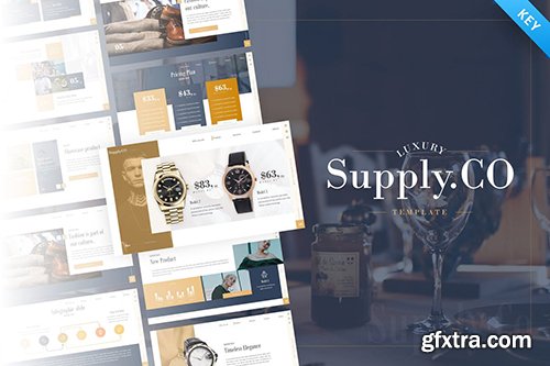 Supply.Co – Luxury Marketplace Keynote Template