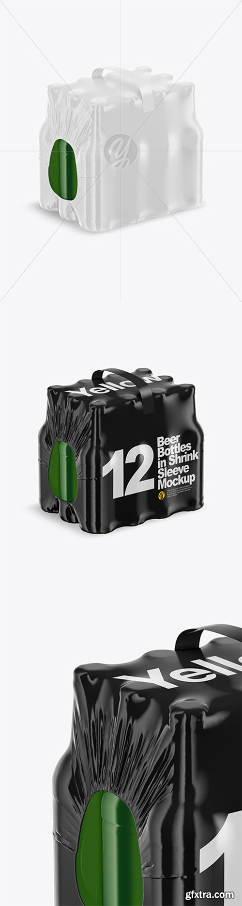 12 Bottles Pack Mockup 63531