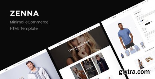 ThemeForest - Zenna v1.0 - Minimal E-commerce HTML Template - 19486074