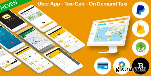 CodeCanyon - Uber App v5.4 - Taxi Cab - On Demand Taxi | Complete solution - 25137864