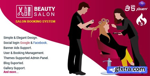 CodeCanyon - Salon Booking Management System v1.3 - 28185575