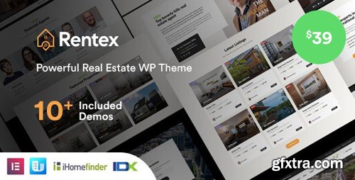 ThemeForest - Rentex v1.5.8 - Real Estate WordPress Theme - 27777605