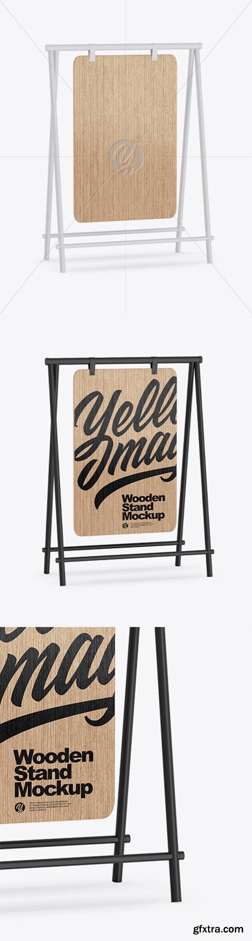 Wooden Stand Mockup 64332