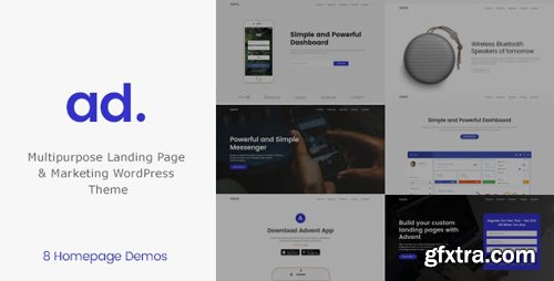 ThemeForest - Product Landing Page WordPress Theme - Advent v1.3.5 - 18872302