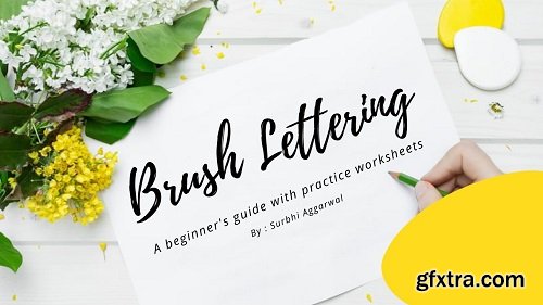 Learn To Do Brush Lettering: A Beginner\'s Guide With Practice Worksheets