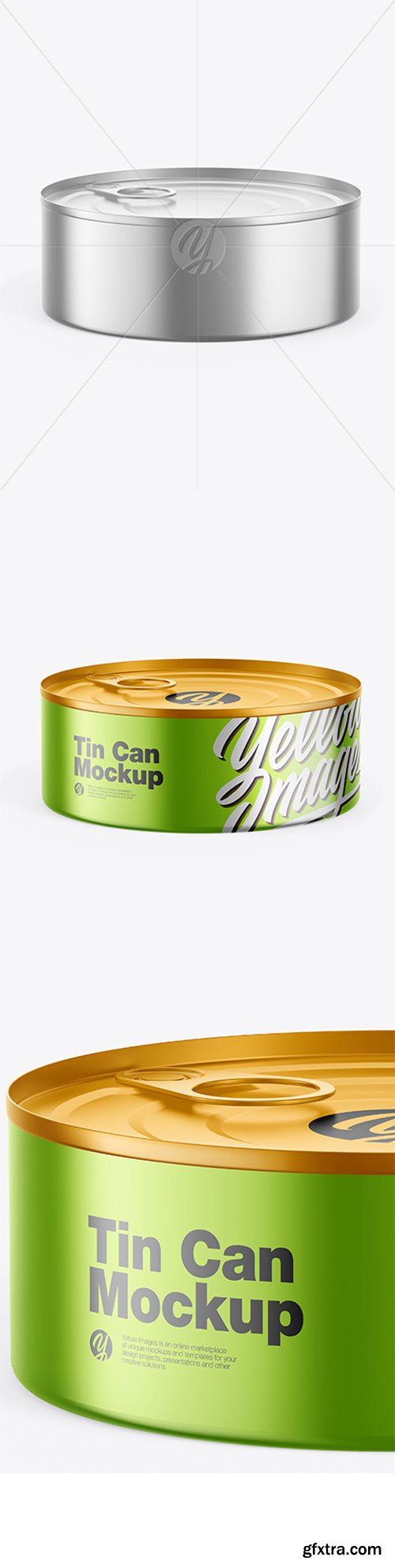 Metallic Tin Can Mockup 64745