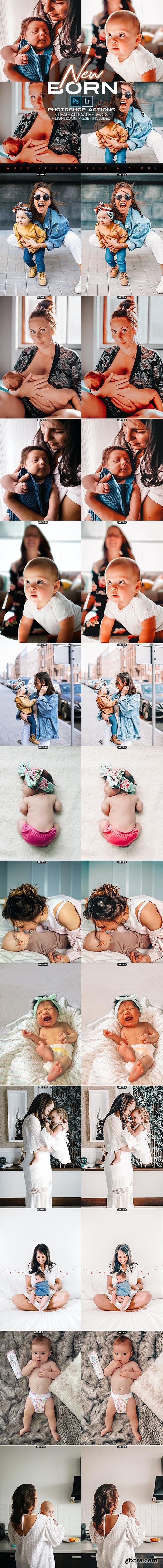 GraphicRiver - New Born Photoshop Actions + LR Presets 28114485