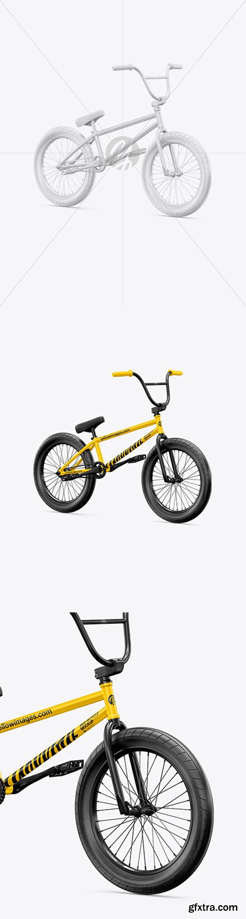 BMX Bicycle Mockup - Half Side View 64933