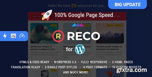 ThemeForest - Reco v4.5.5 - Minimal Theme for Freebies - 22300581 - NULLED