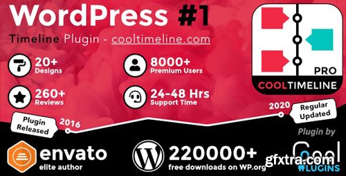 CodeCanyon - Cool Timeline Pro v3.4.9 - WordPress Timeline Plugin - 17046256 - NULLED