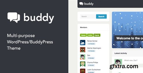 ThemeForest - Buddy v2.21.2 - Simple WordPress & BuddyPress Theme - 3506362