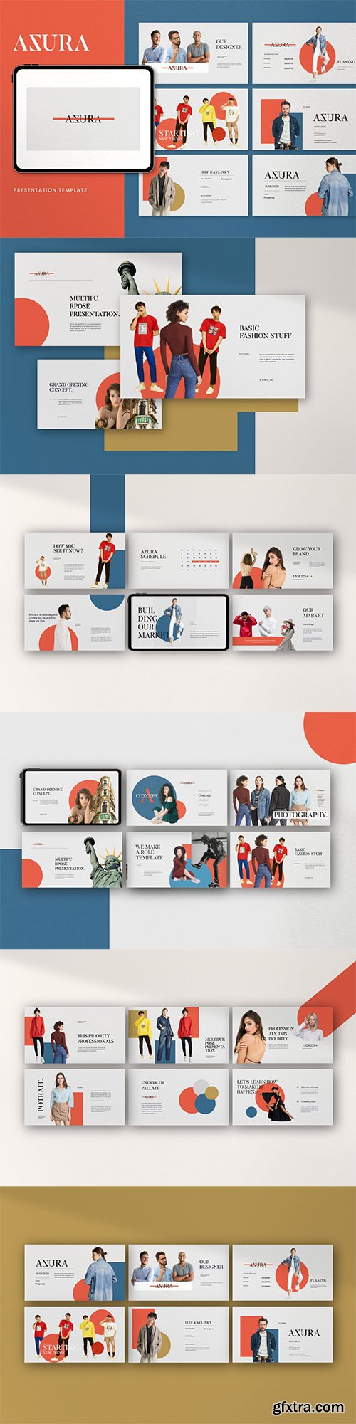 Azura - Minimal Fashion Powerpoint Templates