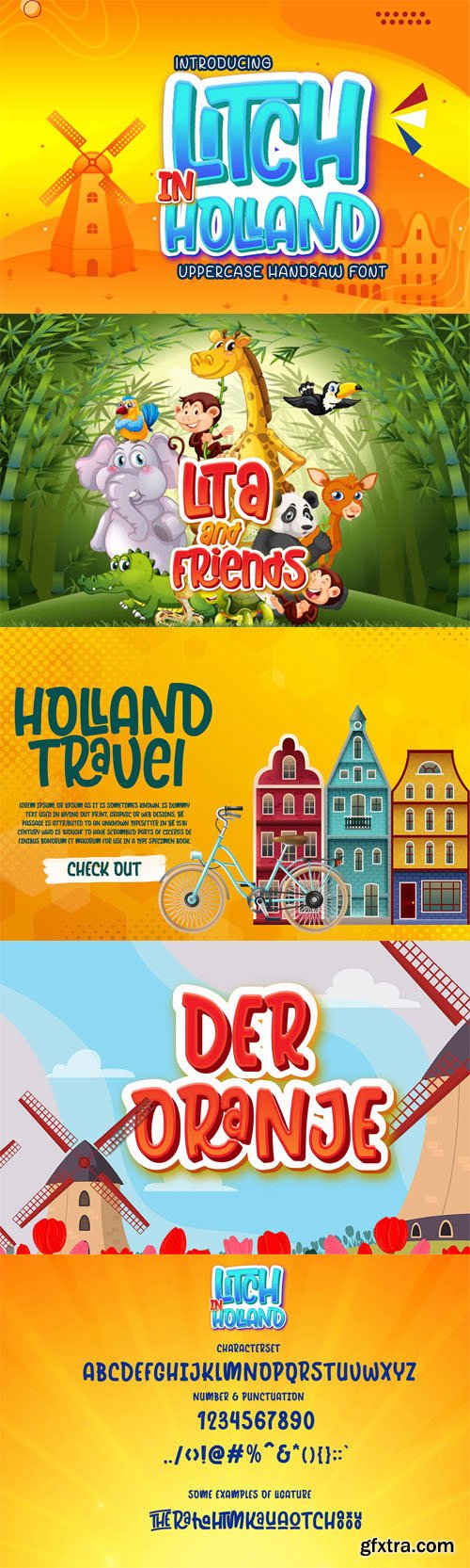 Litch in Holland - Uppercase Font