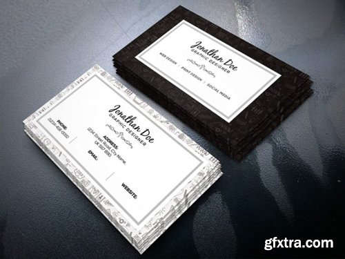 Graphic Designer Business Card PSD Template