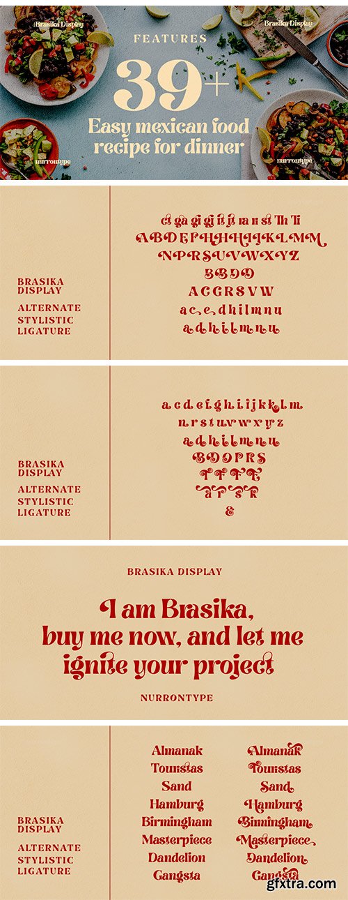 Brasika Display Font