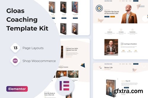 ThemeForest - Gloas v1.0 - Coach, Speaker & Trainer Template Kit for Elementor - 28495308