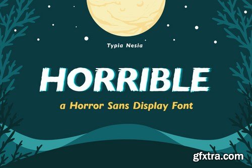 Horrible - Horror Sans Font