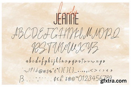 Lovely Jeanne - Script Font