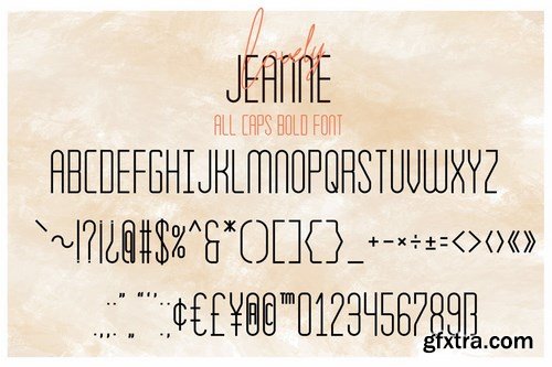 Lovely Jeanne - Script Font