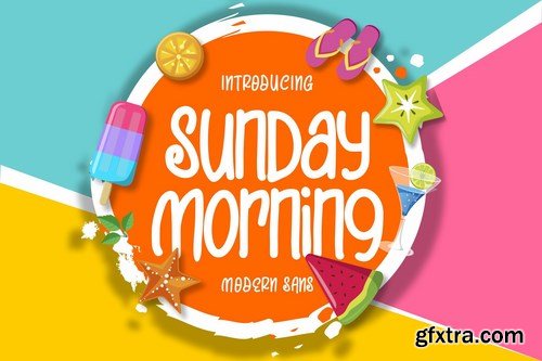 Sunday Morning Modern Sans Font