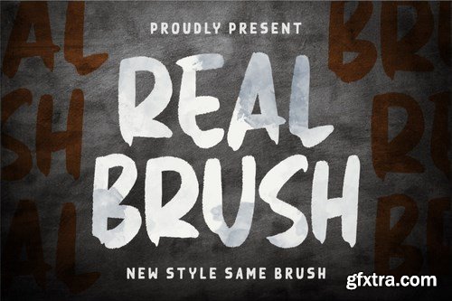 Real Brush Handbrush Font