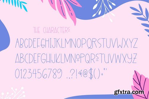 The Flowery Font