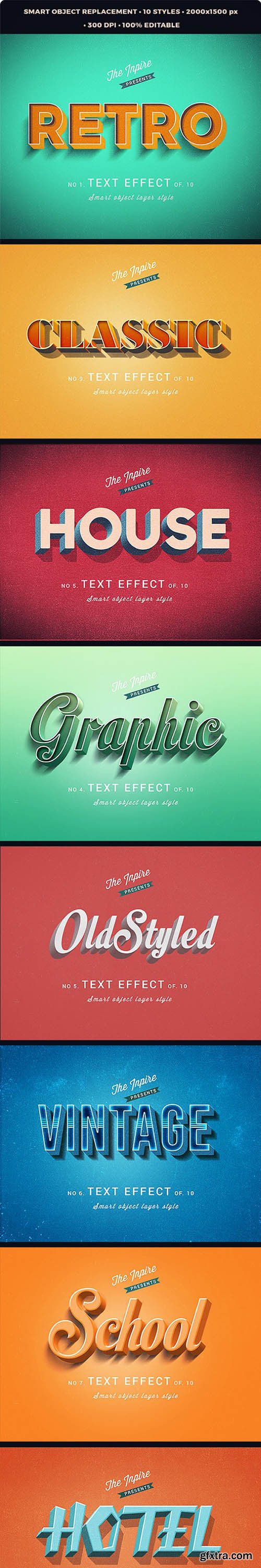 GraphicRiver - 3D Vintage Retro Text Effcets V2 27625402