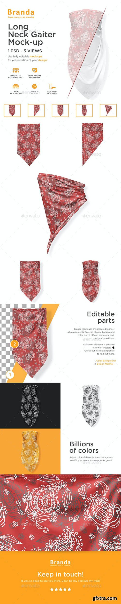 GraphicRiver - Long Neck Gaiter Mock-up 27655749