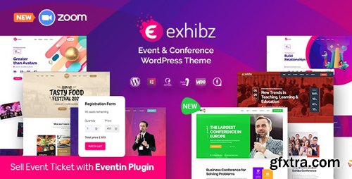 ThemeForest - Exhibz v2.2.6 - Event Conference WordPress Theme - 23152909