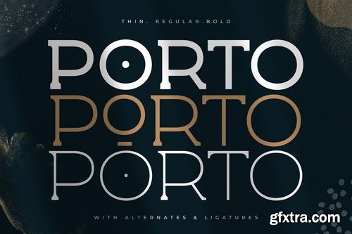 Porto - Display Spur Serif Font