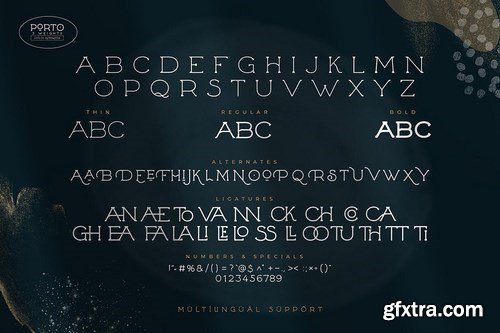 Porto - Display Spur Serif Font