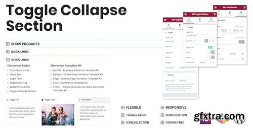 CodeCanyon - Toggle Collapse Section Elementor Addon v1.0.0 - 28512293