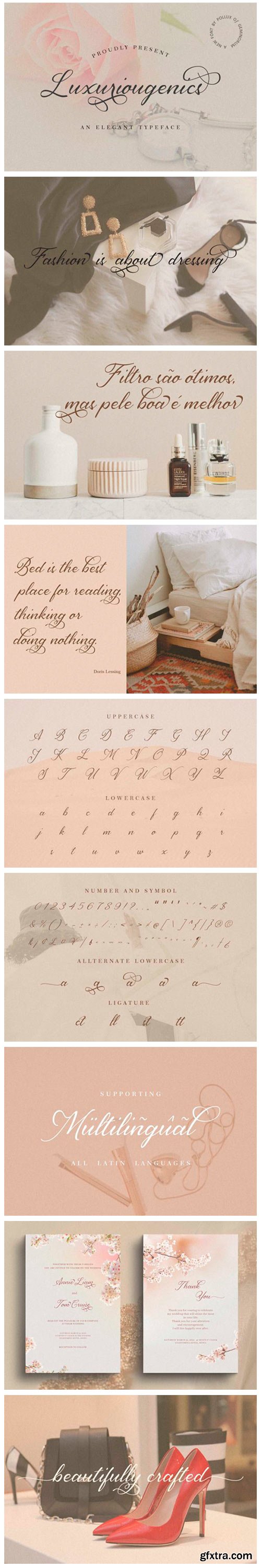 Luxuriougenics Font