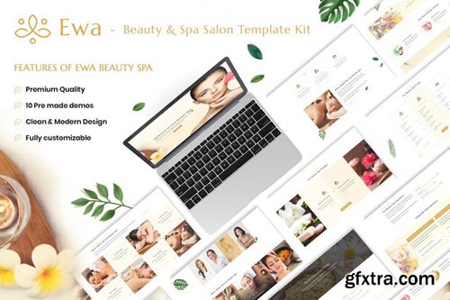 ThemeForest - Ewa v1.0 - Beauty & Spa Salon Elementor Template Kit - 28430655