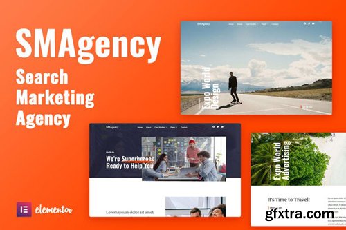 ThemeForest - SMAgency v1.0 - SEO Marketing Agency Elementor Template Kit - 28469913