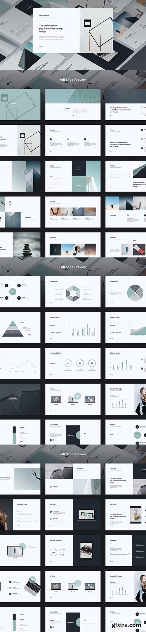 IVE - Minimal Presentation Template (PPTX)