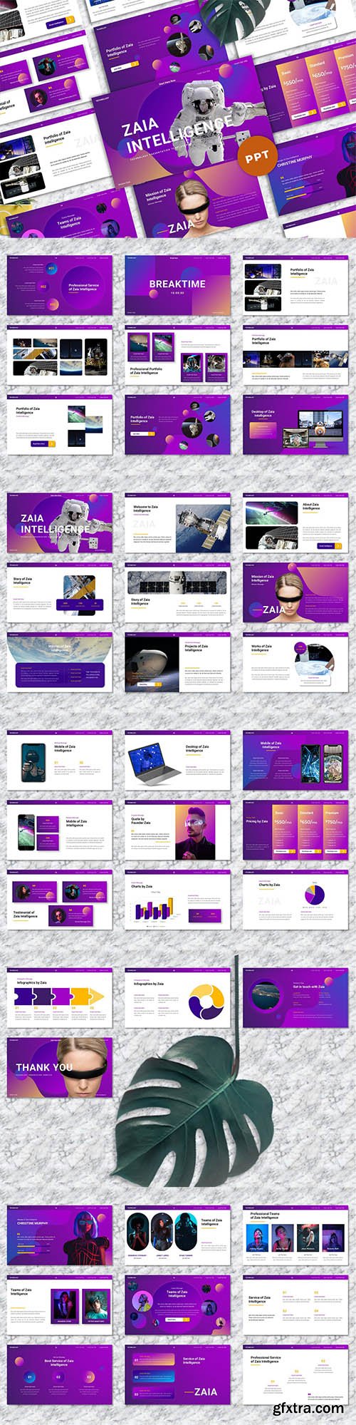 Zaia - Technology Powerpoint Template