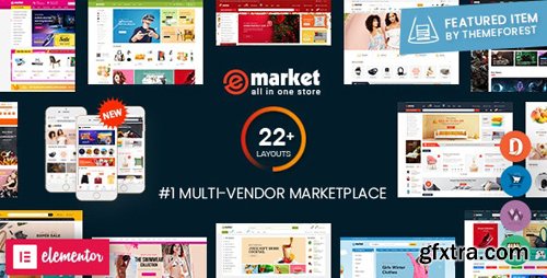 ThemeForest - eMarket v3.2.4 - Multi Vendor MarketPlace Elementor WordPress Theme (22+ Homepages & 3 Mobile Layouts) - 20492674 - NULLED