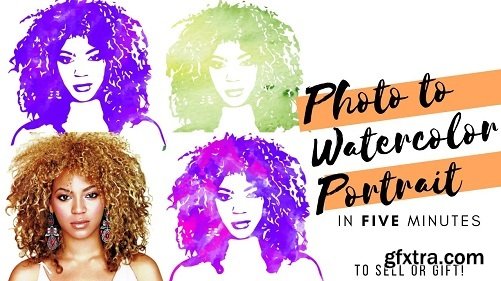 Design PERSONALIZED WATERCOLOR portraits of people! | From photograph to digital Etsy Product