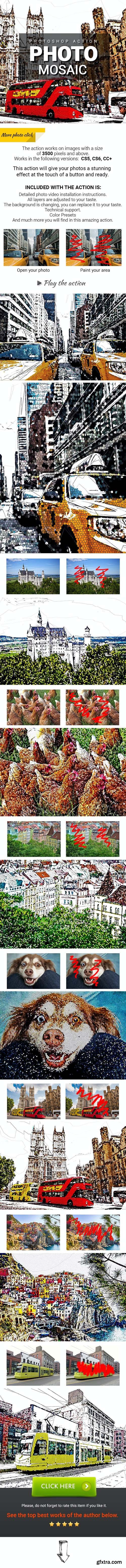 GraphicRiver - Photo Mosaic Photoshop Action 27986689