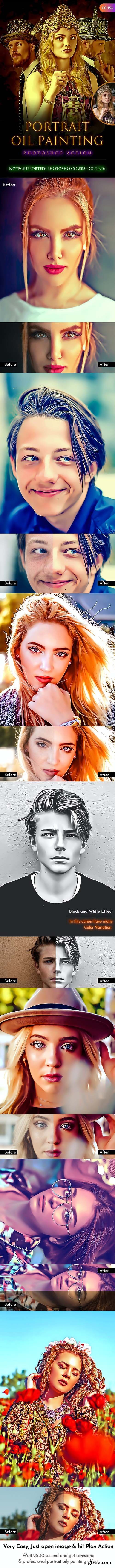 GraphicRiver - Portrait Oil Painting Action 28368558