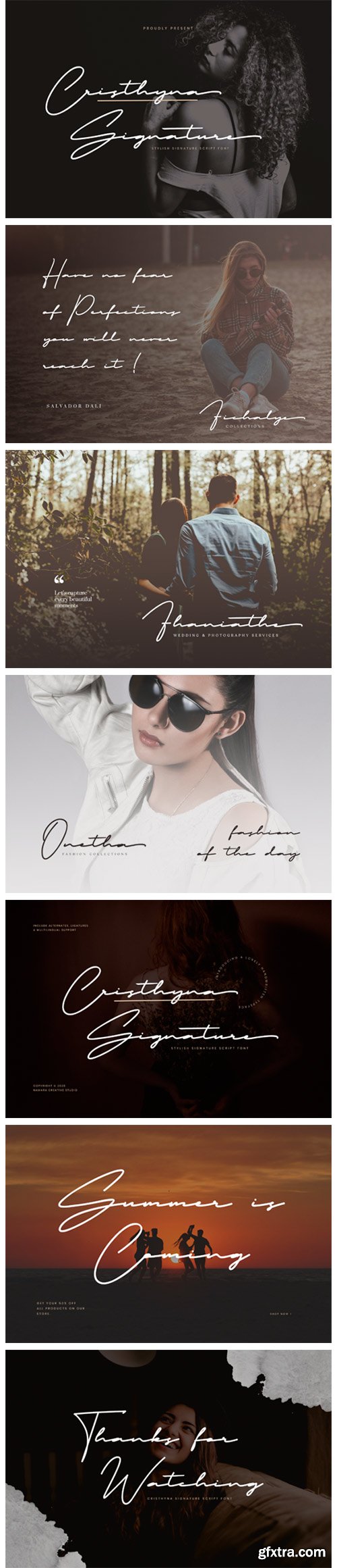 Cristhyna Signature Font