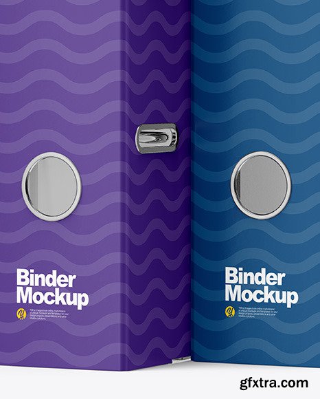 Two Binders Mockup 67098