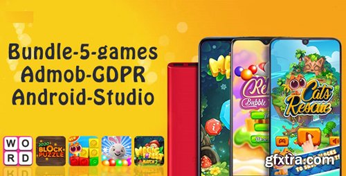 CodeCanyon - Bundle#1 , 5 Games (Admob + GDPR + Android Studio) v1.0 - 28452840