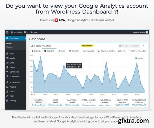 Lara's Google Analytics - Pro v3.3.2 - Google Analytics Widget For Wordpress