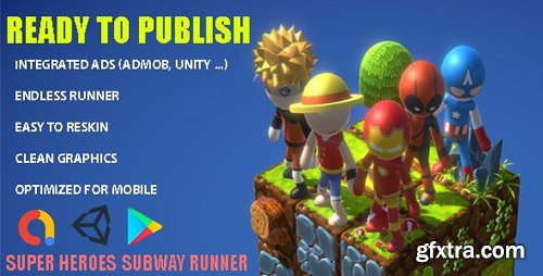 CodeCanyon - SuperHeroes Subway Runner v1.0 - 28468869